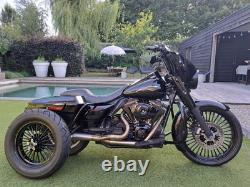 2-Into-1 Full Exhaust System Fit For Harley Davidson Touring Bagger (1996-2016)