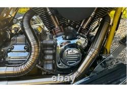 2-Into-1 Full Exhaust System Fit For Harley Davidson Touring Bagger (1996-2016)