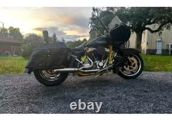 2-Into-1 Full Exhaust System Fit For Harley Davidson Touring Bagger (1996-2016)