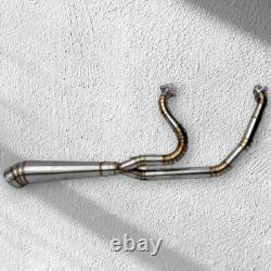 2-Into-1 Full Exhaust System Fit For Harley Davidson Touring Bagger (1996-2016)