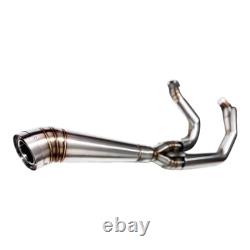 2-Into-1 Full Exhaust System Fit For Harley Davidson Touring Bagger (1996-2016)