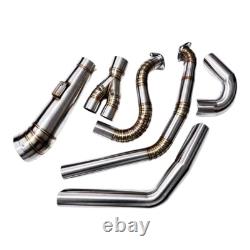 2-Into-1 Full Exhaust System Fit For Harley Davidson Touring Bagger (1996-2016)