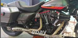 2-into-1 Exhaust for Harley Davidson Touring Bagger (1996-2016)