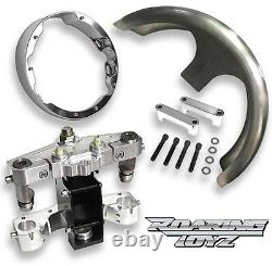 30 Inch BOLT ON Raked Triple Trees Neck Kit Harley Bagger Road Glide 2015 2016