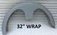 32 Bagger TRU WRAP FL Hybrid Fender For Harley Davidson Flh Touring Motorcycles