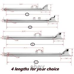 33 Fishtail Slip on Muffler Exhaust Pipes for Harley Touring Bagger Glide 95-16