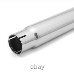 33 Fishtail Slip on Muffler Exhaust Pipes for Harley Touring Bagger Glide 95-16