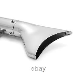 33 Fishtail Slip on Muffler Exhaust Pipes for Harley Touring Bagger Glide 95-16