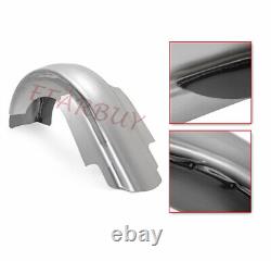 4 5 Steel Rear Extended Fender Saddlebags For Harley Touring FLH Bagger 98-08