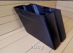 4 Extended Saddlebags No Cut Outs For Harley Davidson Touring Bagger 89-2013