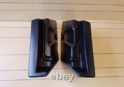 4 Extended Saddlebags No Cut Outs For Harley Davidson Touring Bagger 89-2013