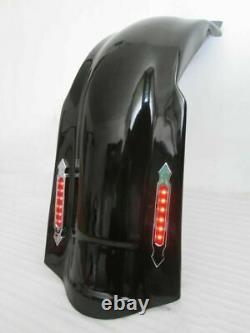 4 Stretched bagger extended Rear FENDER COVER Harley Touring 97-08 NO CUT OUT