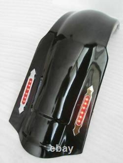 4 Stretched bagger extended Rear FENDER COVER Harley Touring 97-08 NO CUT OUT