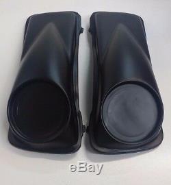 6.5 inch Speaker Lids 97-13 Harley Davidson Flh Fiberglass Bagger