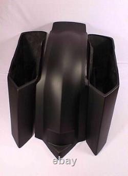 6 Bagger Extended Stretched Saddlebags Fender Lids 4 Harley Touring Glide Road