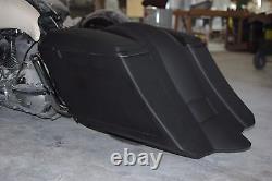 6 Down 9 Back Streched Saddlebags And Rear Fender For Touring Bikes19 97-2008