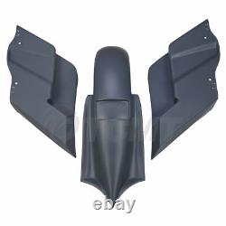 6 Stretched Bags & Rear Fender Fiberglass For Harley Davidson Road Glide Bagger