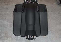 6down 9back Extended Sadlebags/fender For Harley Davidson Touring 96-2013