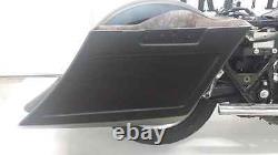 6x9 Lids angled Bottom SaddleBags overlay Fender Harley Davidson Bagger Flh