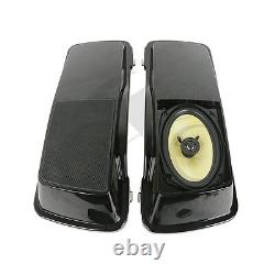 6x 9 Saddlebag Lid with Speakers For Harley Touring Road King Bagger Saddle Bag