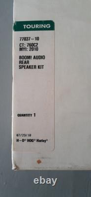 77037-10 Boom Audio High Performance Bagger Harley Davidson Rear Speakers