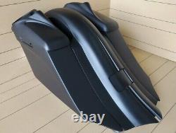 7Down & Out Stretch Bags/Fender and 8 Lids For Harley Touring Models 97-2013