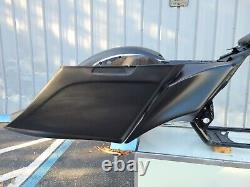 7 Harley Davidson Stretched Saddlebags/rear Fender & Side Covers Bagger 09-2013