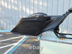 7 Harley Davidson Stretched Saddlebags/rear Fender & Side Covers Bagger 09-2013