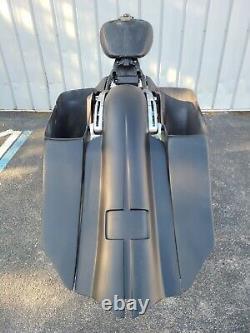 7 Harley Davidson Stretched Saddlebags/rear Fender & Side Covers Bagger 09-2013