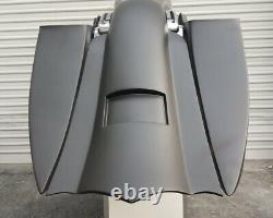 7 Stretched Extended Saddlebags, Rear Fender & Side Cover Harley Baggers 14-19