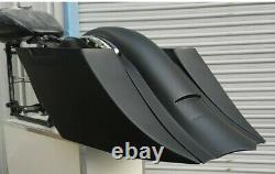 7 Stretched Extended Saddlebags & Rear Fender fit For Harley Touring Baggers