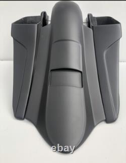 7 Stretched Extended Saddlebags & Rear Fender fit For Harley Touring Baggers