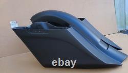 7 Stretched Saddlebag /Rear Fender Fit For Harley Electra Glide Baggers 2009-Up