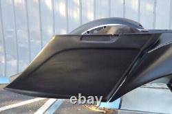 7 Stretched Saddlebag /Rear Fender Fit For Harley Electra Glide Baggers 2014-Up