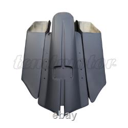 7 Stretched Saddlebags & Rear Fender Fit For Harley Touring Glide Baggers 14-24