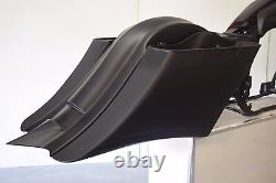 7 down 14 back stretched saddlebags for harley davidson touring models 97-08