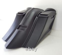 8 Lids extended Saddlebags Fender Harley Davidson Touring bagger Down Out