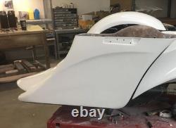 8 Stretched Saddlebag /Rear Fender Fit For Harley Electra Glide Baggers 2014-Up