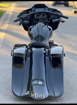 8 Stretched Saddlebag /Rear Fender Fit For Harley Electra Glide Baggers 2014-Up