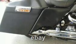 97-07 4 Stretched Side Covers FLH Touring Baggers Harley Davidson