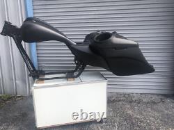 97-07 Harley Davidson 7.5 Stretched 14 Back Saddlebags, Fender, Tank, Side cover