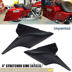 97-08 4 Stretched Side Covers FLH Touring Baggers for Harley