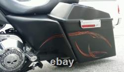 97-08 5 Stretched Side Covers FLH Touring Baggers Harley Davidson