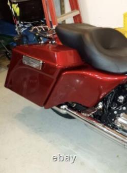 97-08 5 Stretched Side Covers FLH Touring Baggers Harley Davidson
