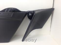 97-08 6 Stretched Side Covers FLH Touring Baggers Harley Davidson