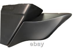 97-08 Harley Davidson 6 Stretched Side Covers 4 Dual Pipes FLH Touring Baggers