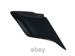 97-08 Harley Davidson 6 Stretched Side Covers 4 Dual Pipes FLH Touring Baggers