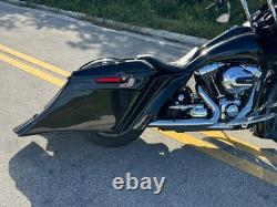 97-08 Harley Davidson Flh Touring Bagger Audio 10 Stretched Saddlebags