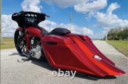 97-08 Saddlebags and fender Harley Davidson Down / Out Stretched Touring Bagger