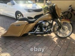 97-08 Saddlebags and fender Harley Davidson Down / Out Stretched Touring Bagger